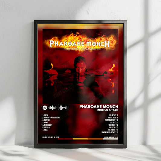 Pharoahe Monch "Internal Affairs" Album Cover Poster - with Complete Tracklist