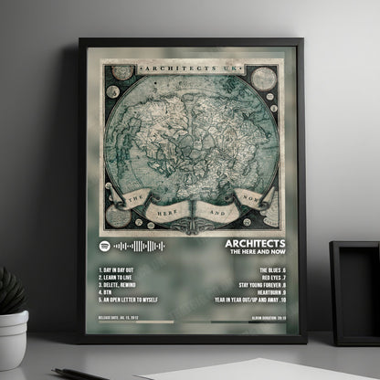 Architects "The Here and Now" Album Cover Poster - with Complete Tracklist