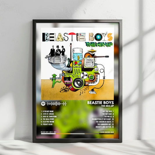 Beastie Boys "The Mix-Up" Album Cover Poster - with Complete Tracklist